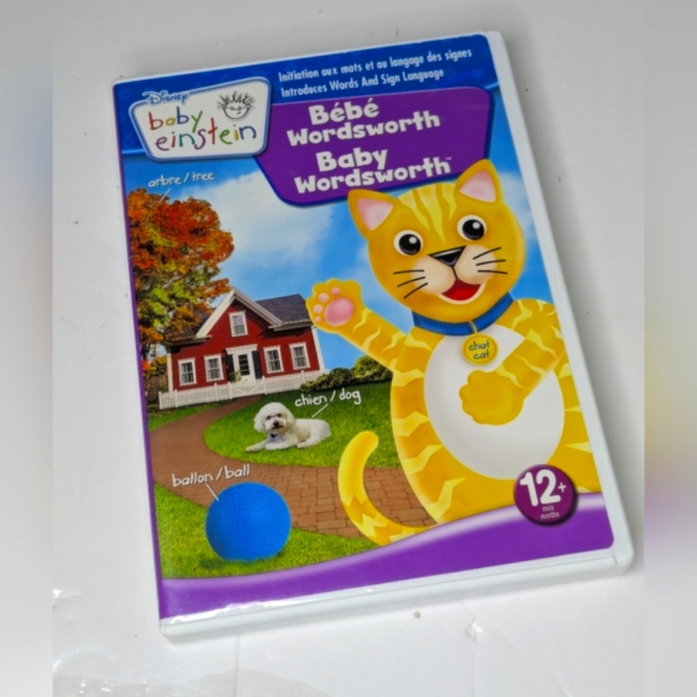 Disney Baby Einstein Bébé/Baby Wordsworth DVD Introduces Words And Sign Language